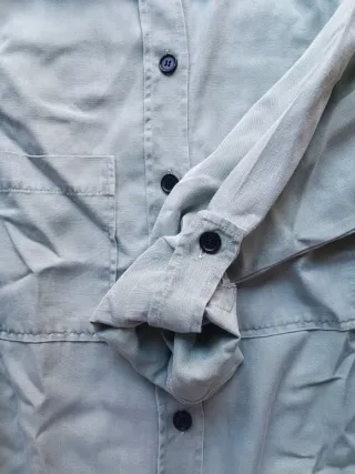 Camisa Zara verde militar