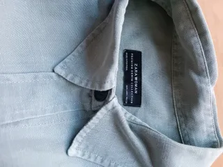 Camisa Zara verde militar