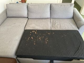 Divano letto chaise longue con divano