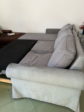 Divano letto chaise longue con divano