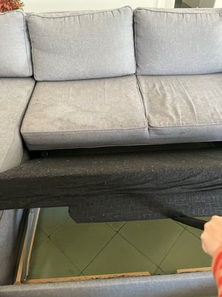 Divano letto chaise longue con divano