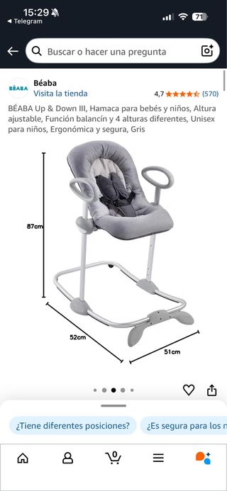 Hamaca Béaba Up & Down III