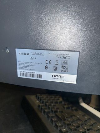 Monitor Curvo Samsung Nero