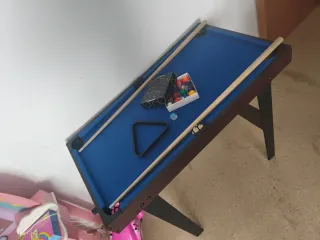 Mesa juegos, billar, ping pong y Air hockey.