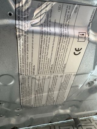 Estufa a gas empotrada.Estufa a gas empotrada para