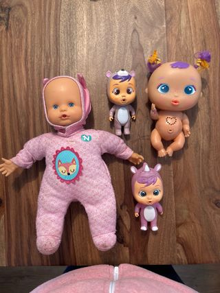 Lote de 4 muñecos Incluido ropita Bellie (perfil)