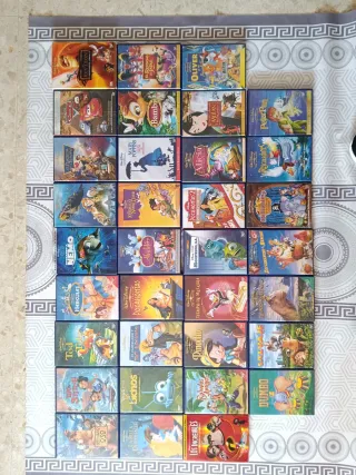 Lote 34 Dvd's Disney (Español)