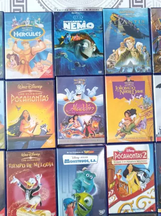 Lote 34 Dvd's Disney (Español)