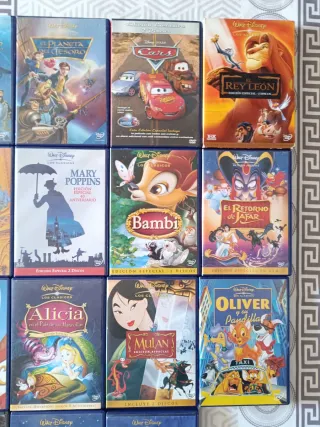 Lote 34 Dvd's Disney (Español)