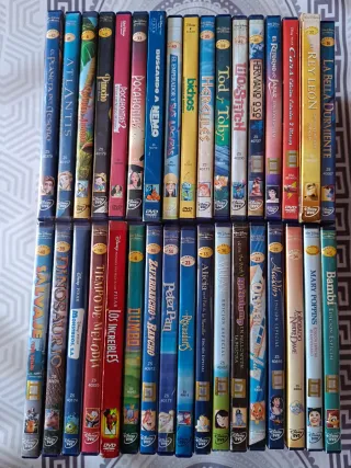 Lote 34 Dvd's Disney (Español)