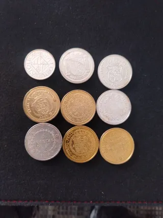 3 Lote monedas antiguas españolas