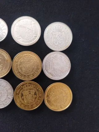 3 Lote monedas antiguas españolas