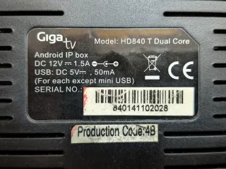 Smart TV Giga TV HD840 T Dual Core