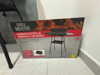 Barbacoa Eléctrica Grill Meister con Soporte