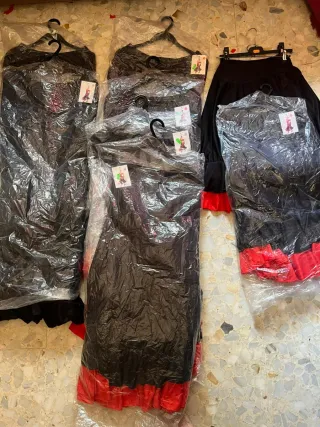 Disfraces Carnaval Negro y Rojo Talla Única