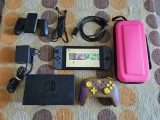 Nintendo Switch Rosa y Morado