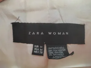 Chaqueta Zara Mujer Blanca Talla M