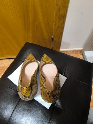 Zapatos de tacón serpiente multicolor