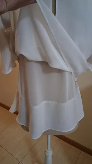 Camisa blanca fiesta con pedrería