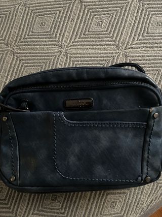 Bolso bandolera azul marino