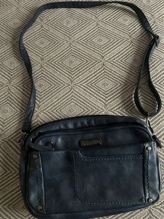 Bolso bandolera azul marino
