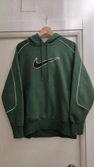 Sudadera Nike Oversize Verde Talla Única