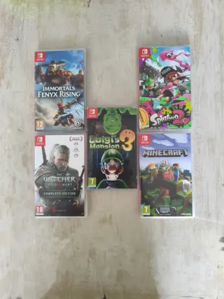 Lote 5 Juegos Nintendo Switch