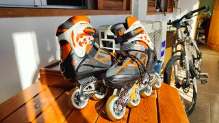 Patines KRF Angel Naranja/Negro