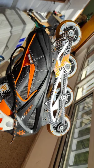 Patines KRF Angel Naranja/Negro