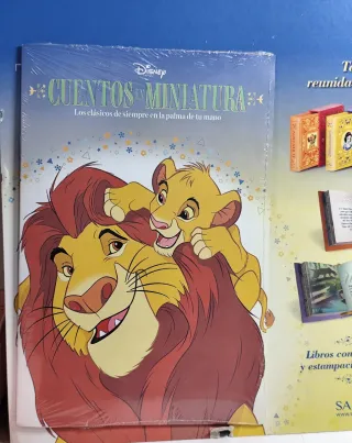 Mini cuentos en miniatura El Rey León