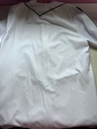 Chaqueta Adidas Blanca con Rayas Negras