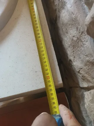 Mueble de baño lavabo y armario auxiliar