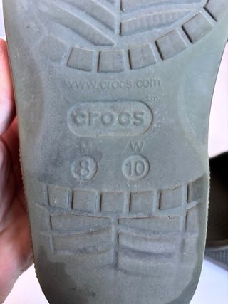 Crocs Verde Oliva Talla 34