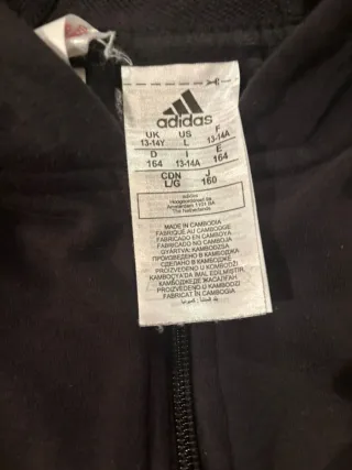 Tuta Adidas Bambino Nera