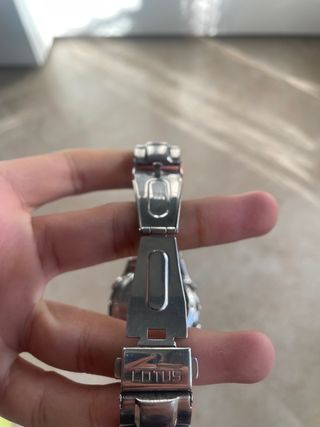 Reloj Lotus Cronógrafo Hombre Azul Plateado