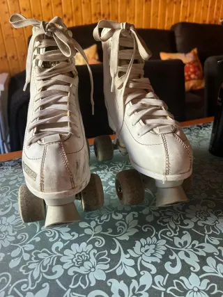 Patines blancos talla 37 + bolsa