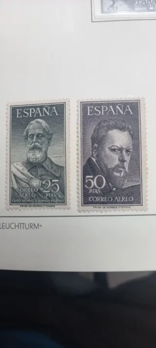 Francobolli Spagna Legazpi y Sorolla