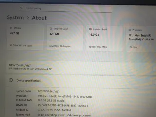 HP Elitebook 640 G9 i5 12th Gen 14 - NUEVO