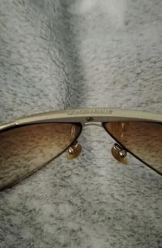 Occhiali da sole vintage marroni/argento