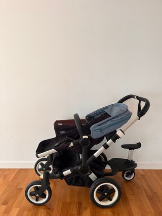 Bugaboo Donkey 2:Capazo+Silla de Paseo+Accesorios