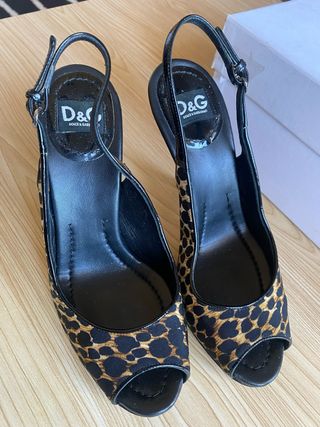 Sandalias D&G Talla 36 Animal Print
