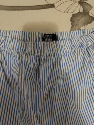 Blusa Hombros Descubiertos Rayas