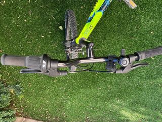 Bicicleta infantil Rockrider verde/amarillo 20"