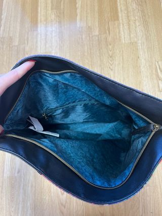 Bolso Desigual Negro Multicolor Nuevo