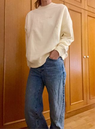 Sudadera Adidas Beige