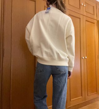 Sudadera Adidas Beige