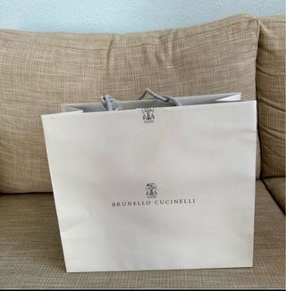 Borsa Brunello Cucinelli grigia