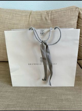 Borsa Brunello Cucinelli grigia