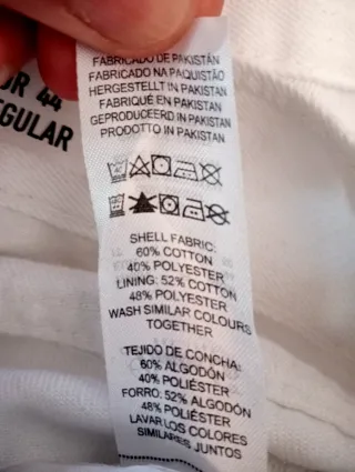 Pantalones cortos blancos