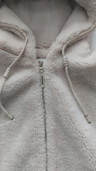 Abrigo borreguito beige talla M